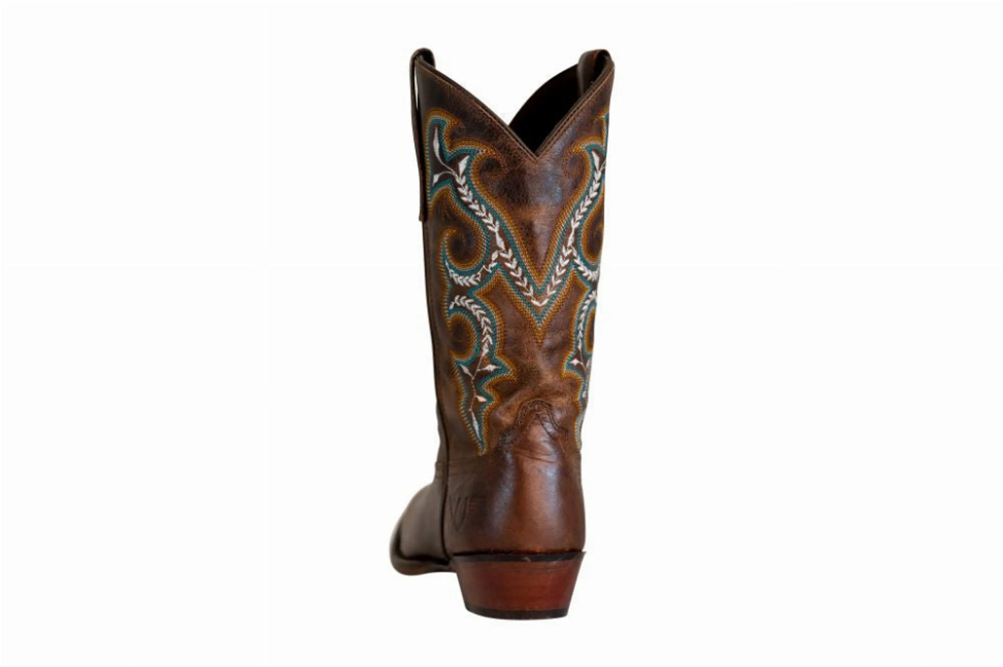 TuffRider Women's Jenny Embroidered Leather Square Toe Western Boots