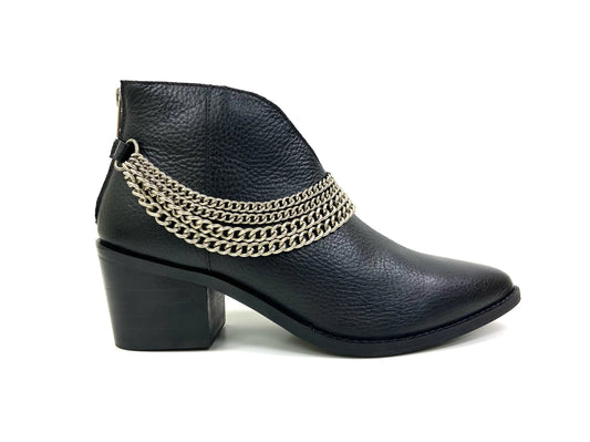 Chained Western Bootie