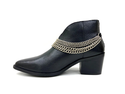 Chained Western Bootie