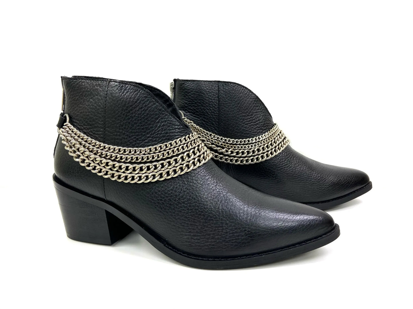 Chained Western Bootie