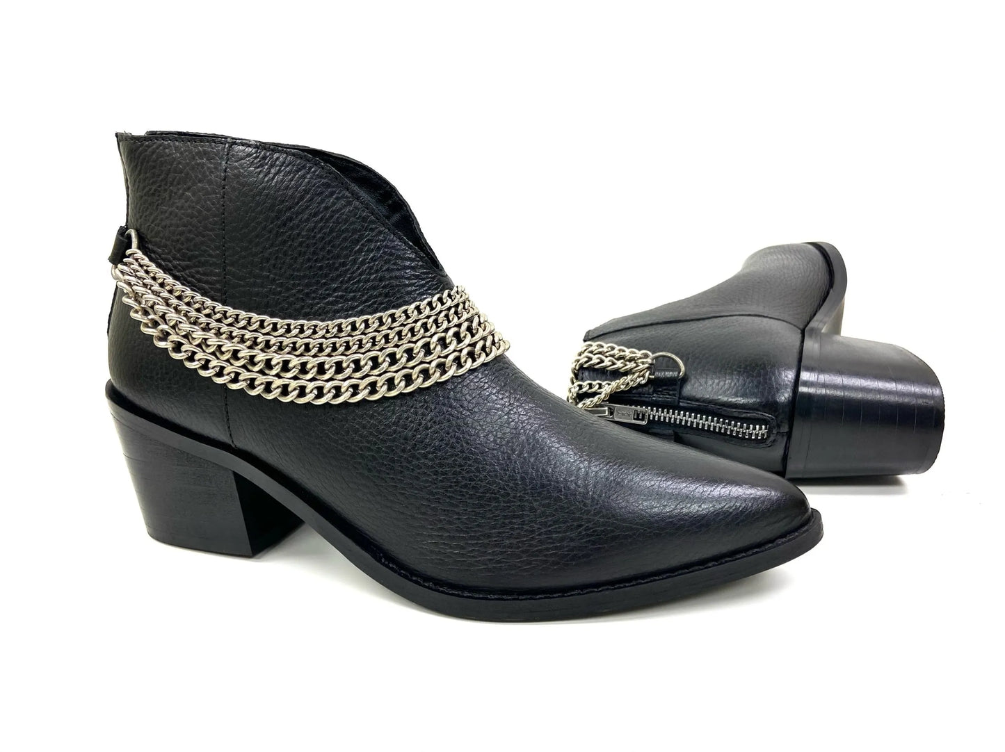 Chained Western Bootie
