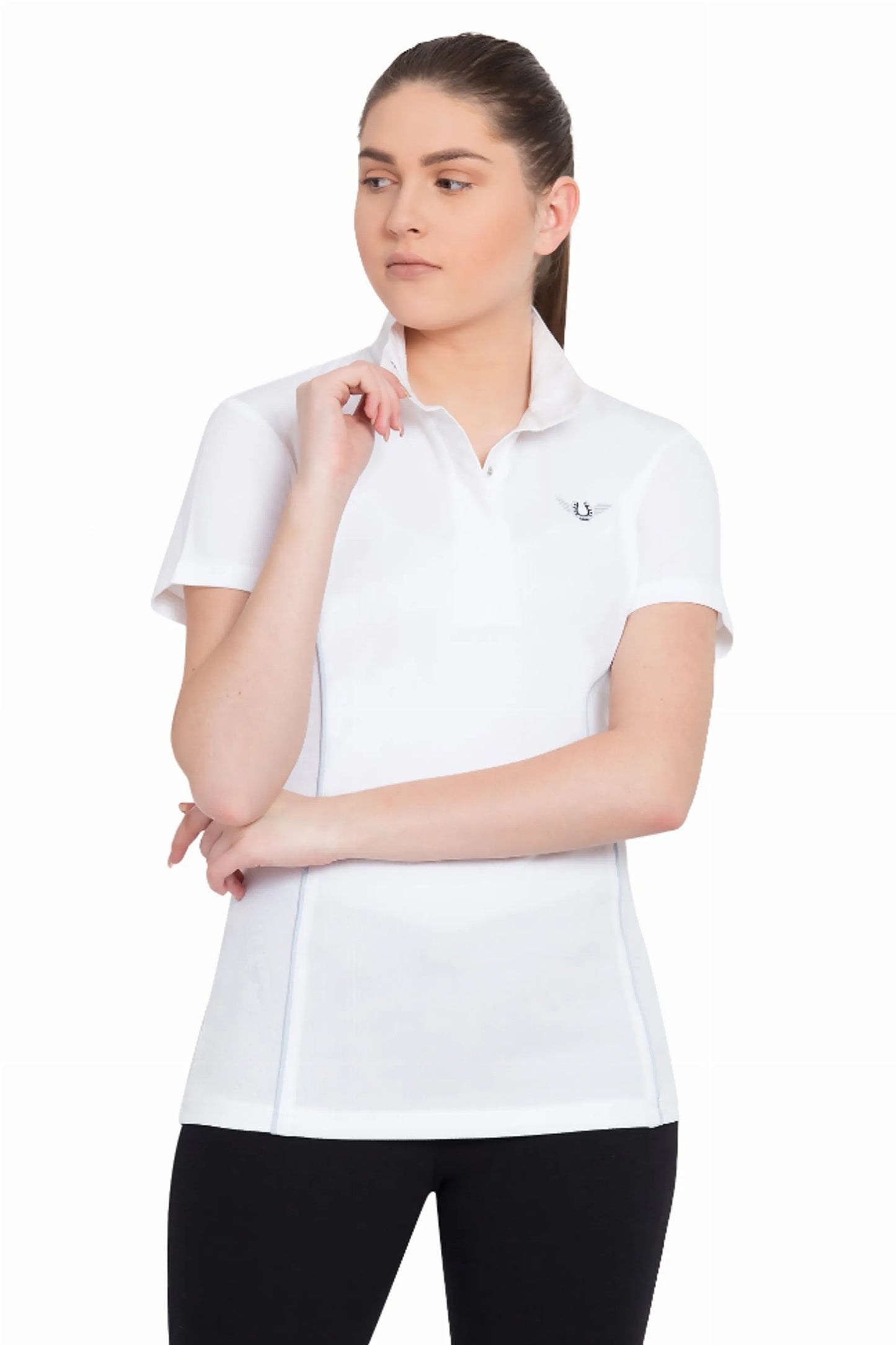 TuffRider Ladies Kirby Kwik Dry Short Sleeve Show Shirt
