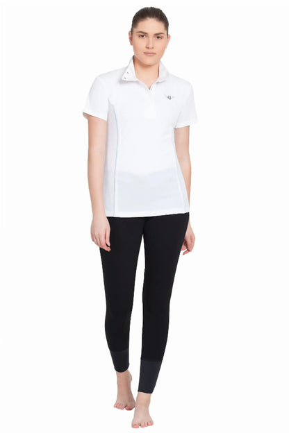 TuffRider Ladies Kirby Kwik Dry Short Sleeve Show Shirt