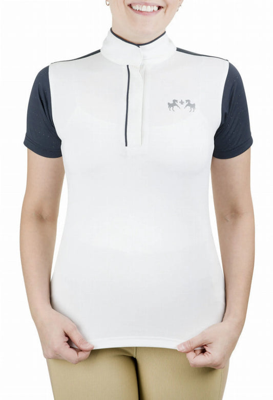 Equine Couture Ladies Magda Equicool Short Sleeve Show Shirt