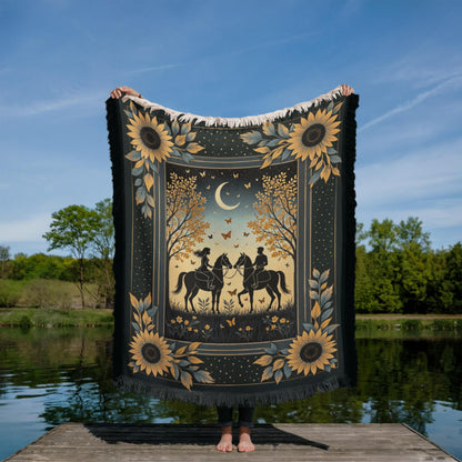 You, Me and Horses Forever - Keepsake Woven Blanket