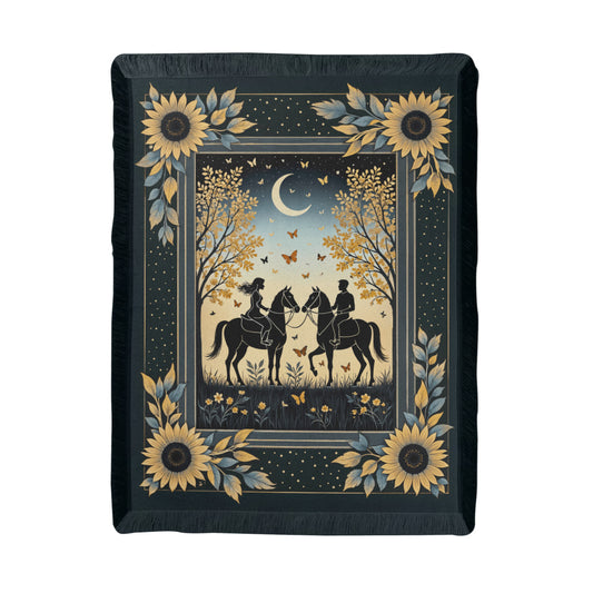 You, Me and Horses Forever - Keepsake Woven Blanket